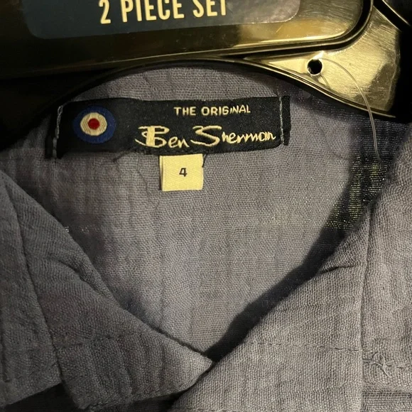 Ben Sherman 100% Cotton 2 Piece Boys Set, NWT, sz 4, Preppy - Picture 3 of 6
